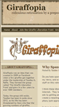 Mobile Screenshot of giraffopia.com