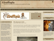 Tablet Screenshot of giraffopia.com